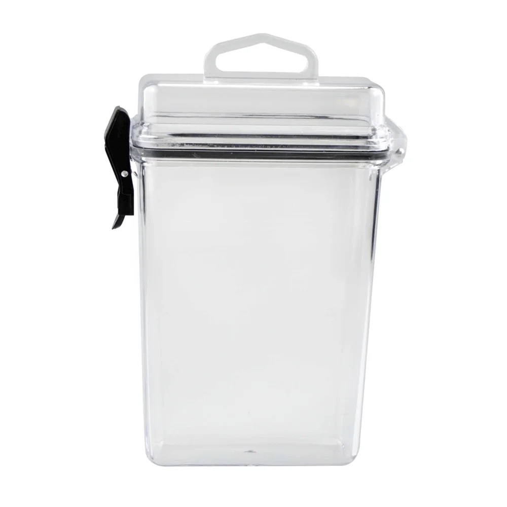TRUE UTILITY Clear Airtight Storage Container Case Keep Phone & Cigarette Dry!